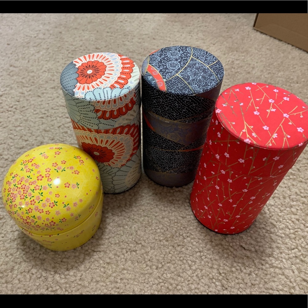Teavana Tea Tins